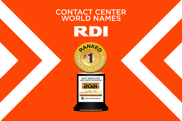 Contact Center World Names RDI Winner of the 2021 Gold Employee Wellness Program Award
